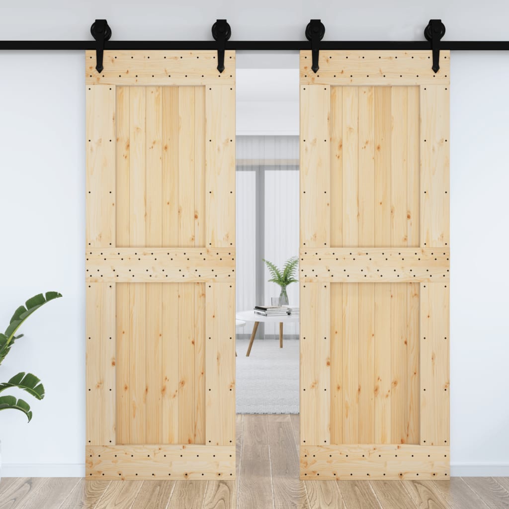 Vidaxx porte narvik 80x210 cm bois de pin massif