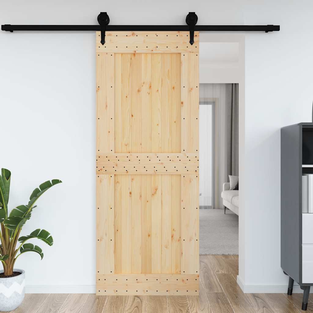 Vidaxx porte narvik 90x210 cm bois de pin massif