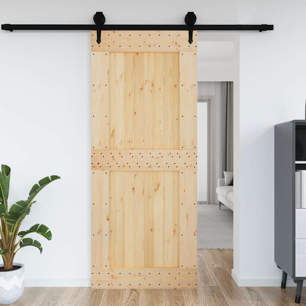Vidaxx porte narvik 95x210 cm bois de pin massif