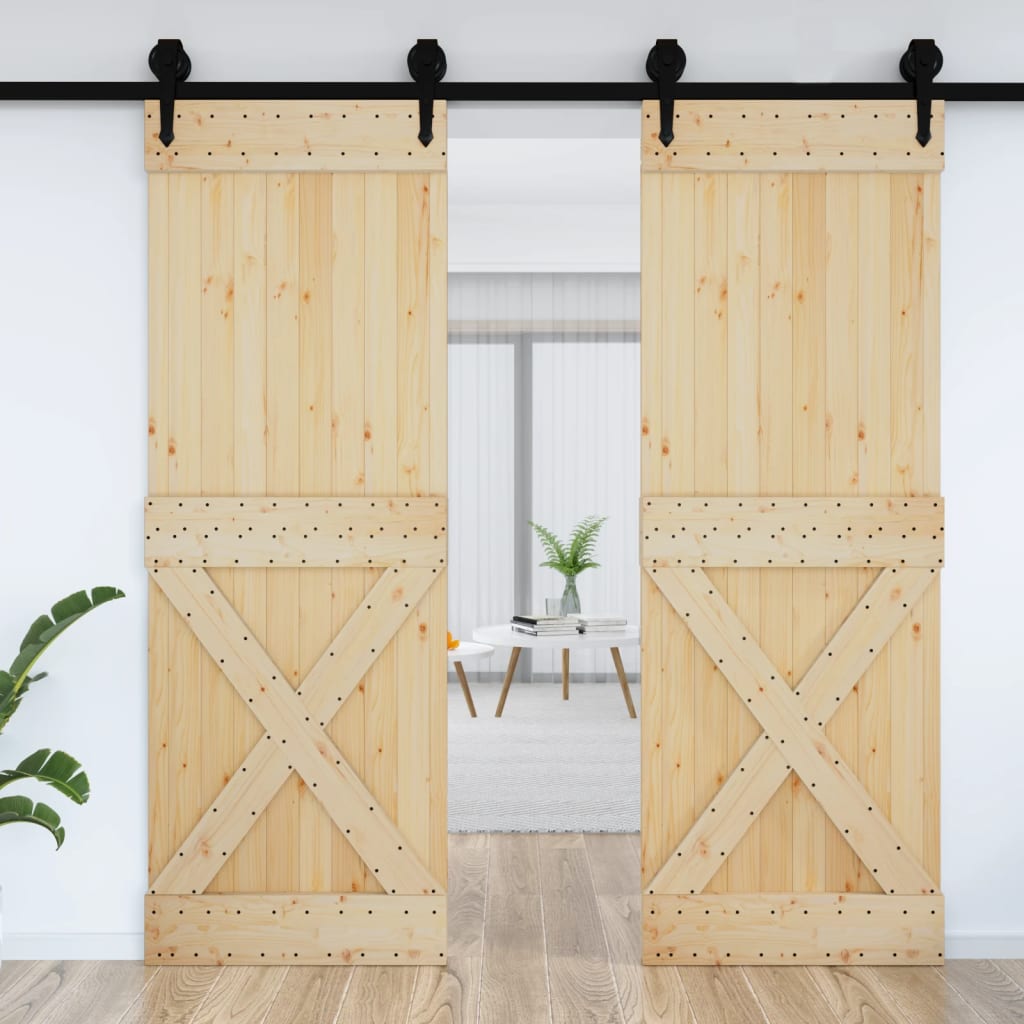 Vidaxx porte narvik 80x210 cm bois de pin massif