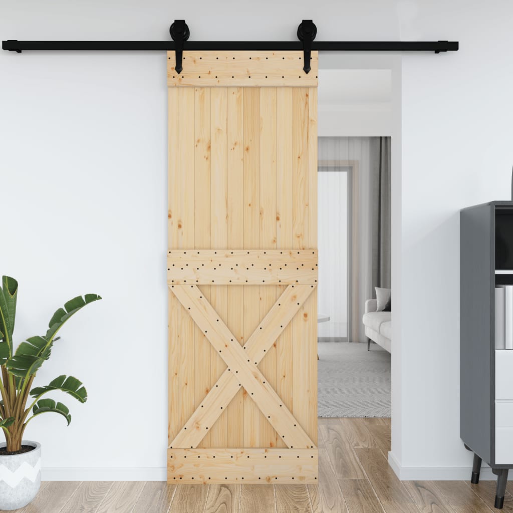 Vidaxx porte narvik 80x210 cm bois de pin massif