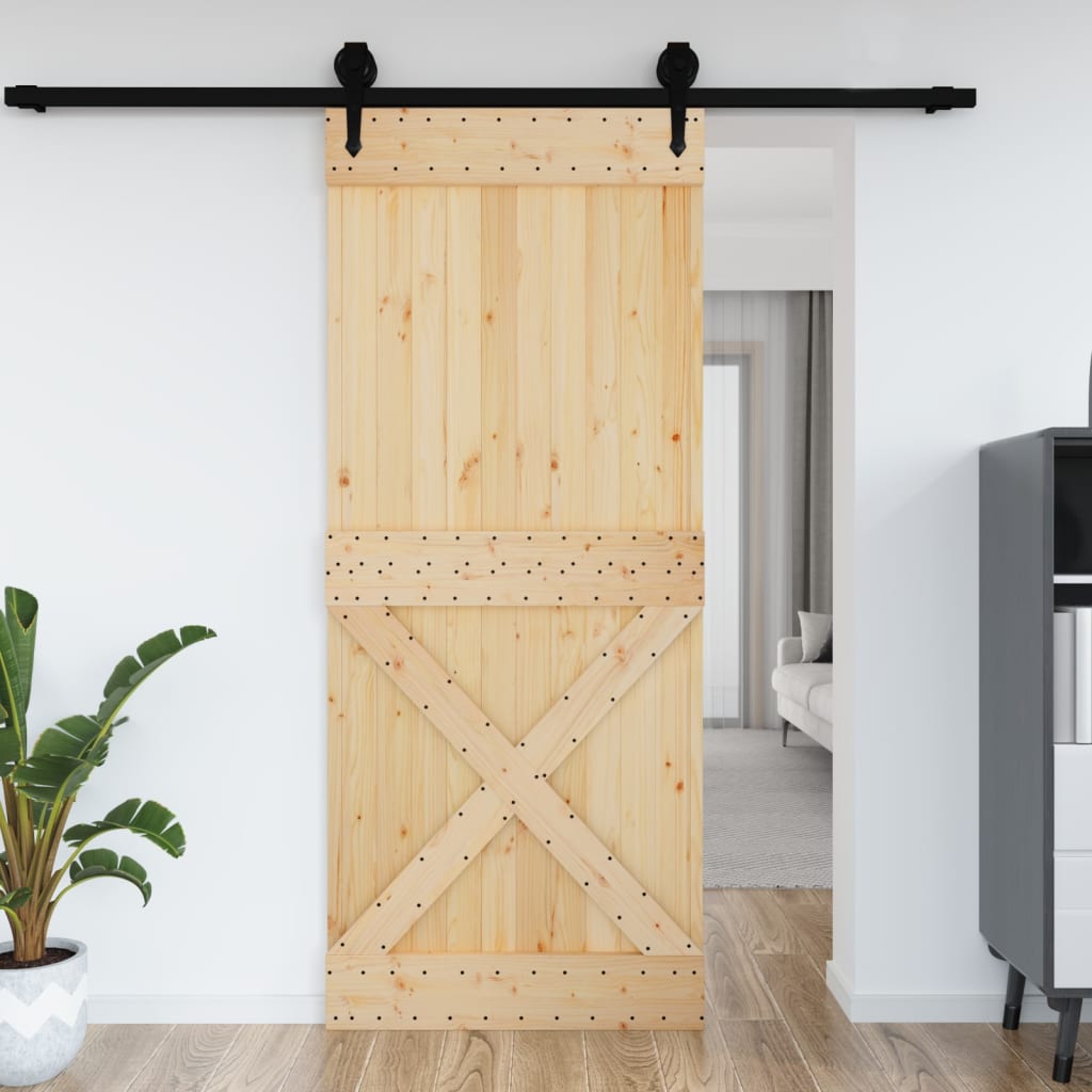 Vidaxx porte narvik 95x210 cm bois de pin massif