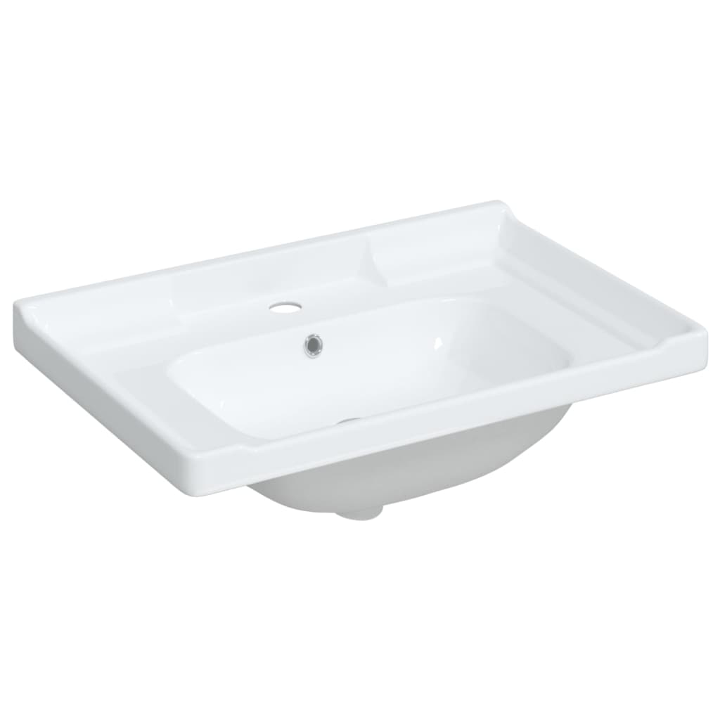 Vidaxx vasque rectangulaire 71x48x23 cm céramique blanc