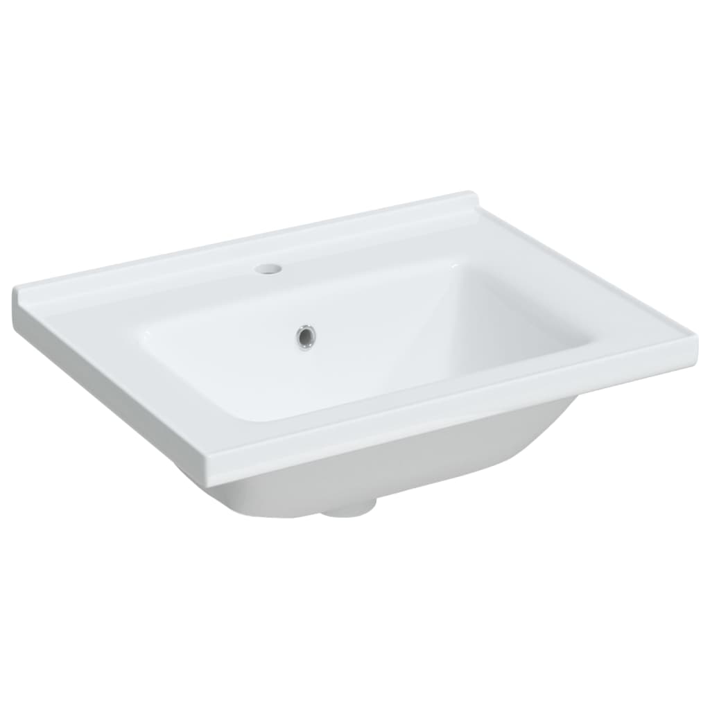 Vidaxx vasque rectangulaire 61x48x19,5 cm céramique blanc