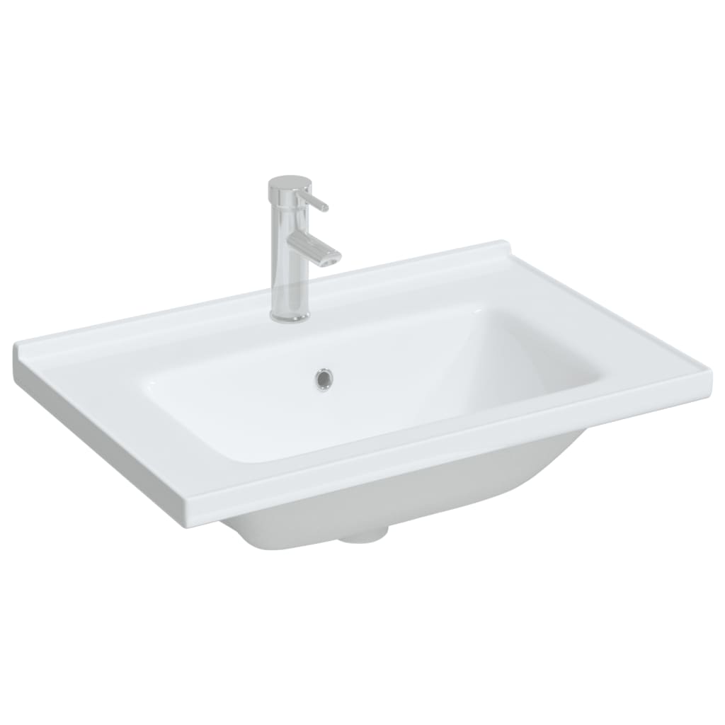 Vidaxx vasque rectangulaire 71x48x19,5 cm céramique blanc