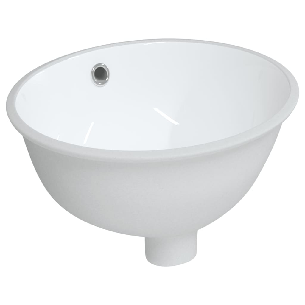 Vidaxx lavabo ovale 33x29x16,5 cm céramique blanc