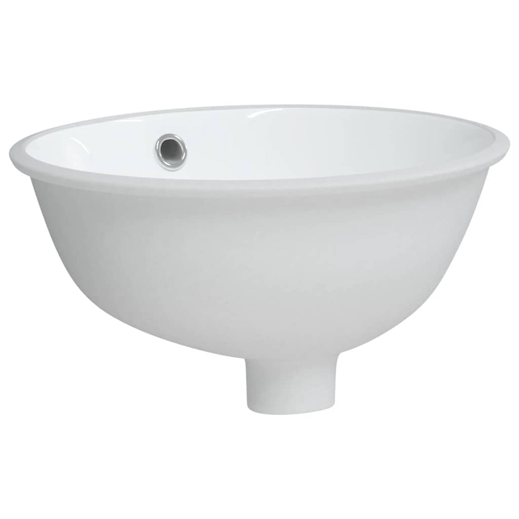 Vidaxx lavabo ovale 33x29x16,5 cm céramique blanc