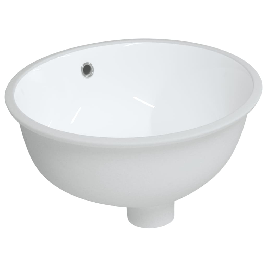 Vidaxx lavabo ovale 37x31x17,5 cm céramique blanc