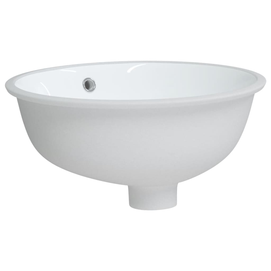 Vidaxx lavabo ovale 37x31x17,5 cm céramique blanc
