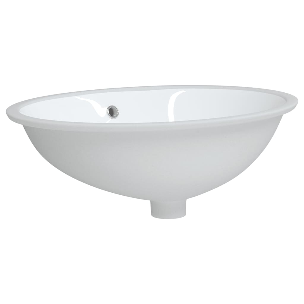 Vidaxx lavabo ovale 56x41x20 cm céramique blanc