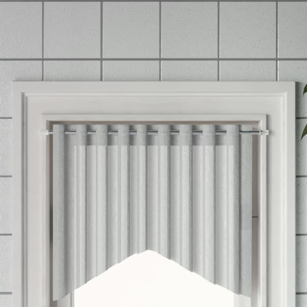 Vidaxx tringles à rideaux 2 pcs 60-105 cm aluminium blanc et argent