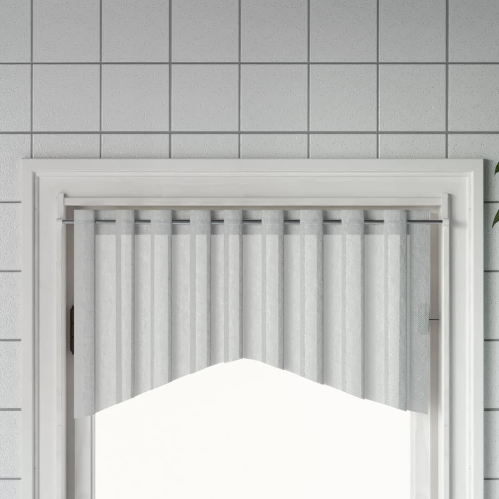 Vidaxx tringles à rideaux 2 pcs 90-135 cm aluminium blanc et argent