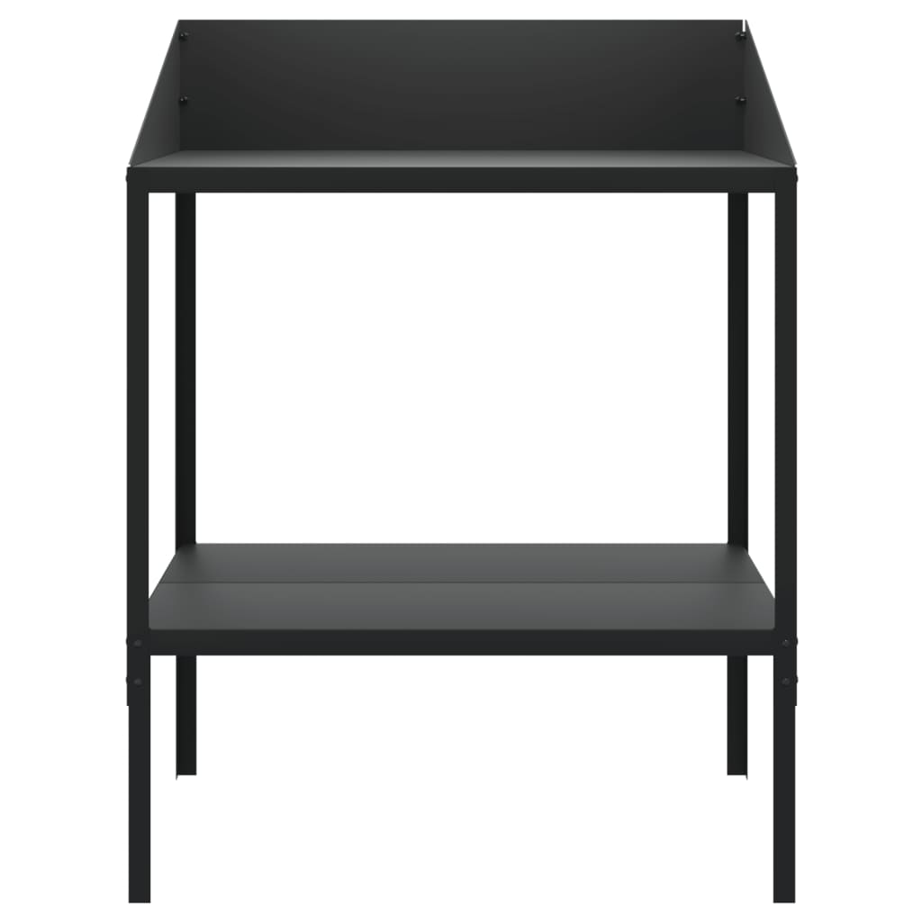 Vidaxx support pour plantes 75,5x54,5x100 cm acier galvanisé anthracite