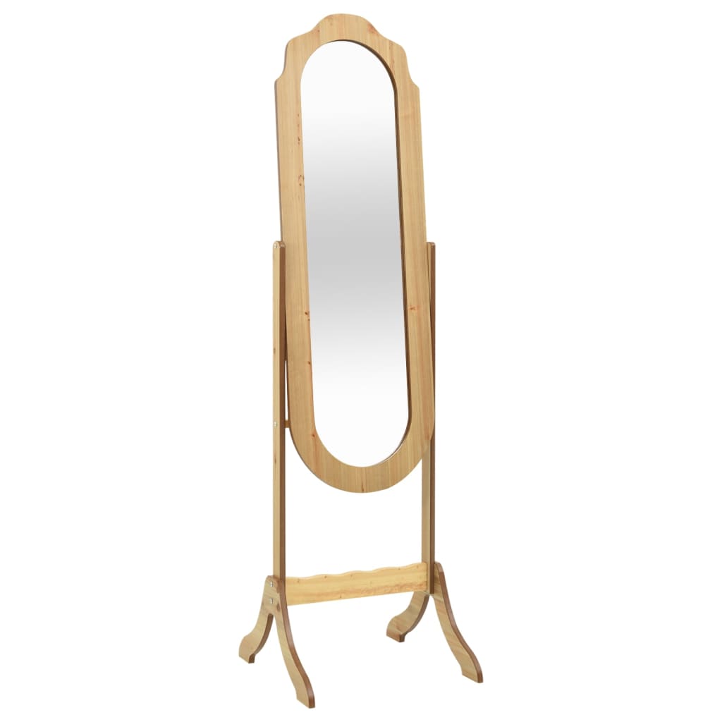 Vidaxx miroir autoportant 45,5x47,5x160 cm bois fini