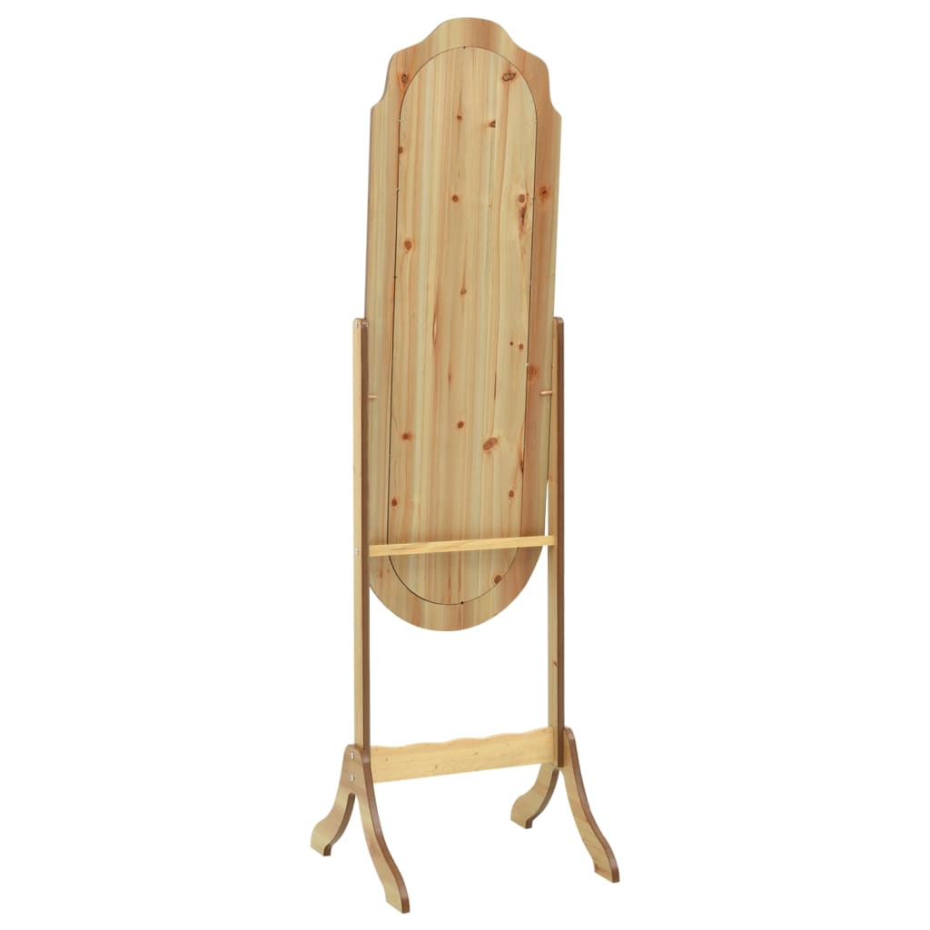 Vidaxx miroir autoportant 45,5x47,5x160 cm bois fini