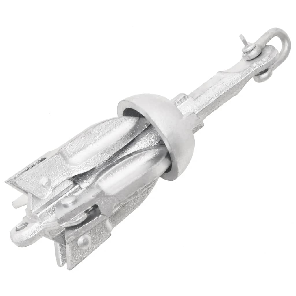 Vidaxx ancre pliable 0,7 kg en fonte galvanisée à chaud argent