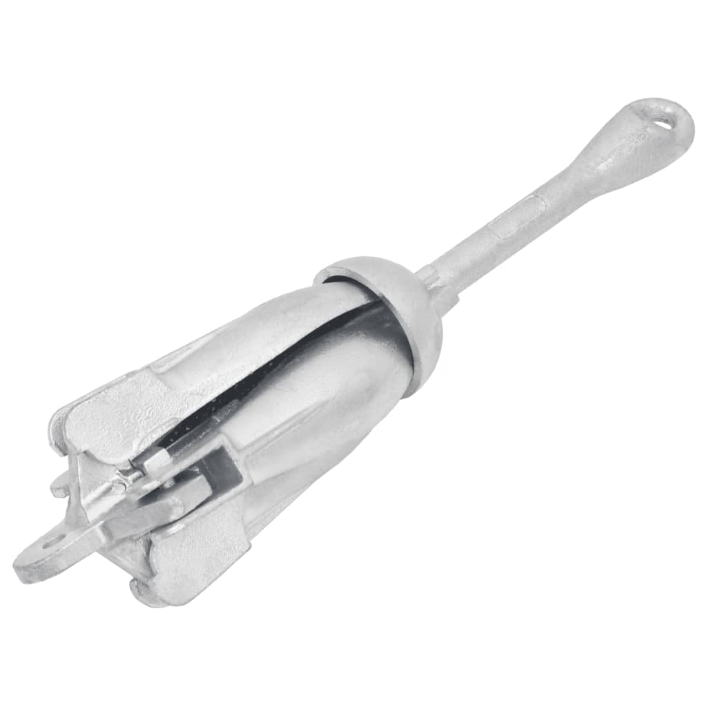 Vidaxx ancre pliable 6 kg en fonte galvanisée à chaud argent
