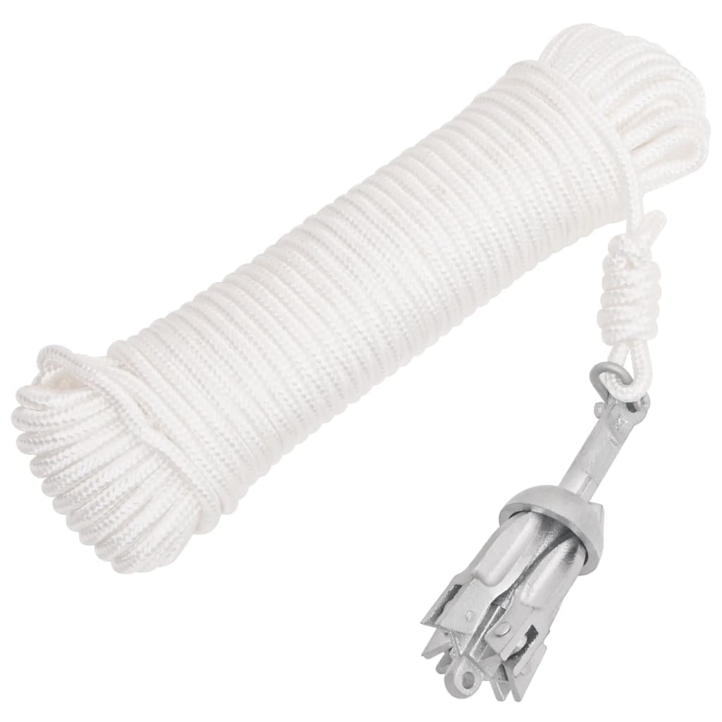 Ancre Vidaxx avec corde pliable 0,7 kg en fonte galvanisée à chaud