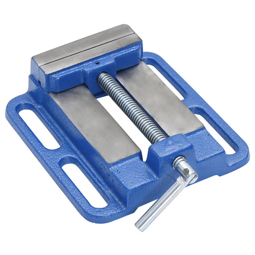 Vidaxx étau pour perceuse à colonne 100 mm fonte bleu
