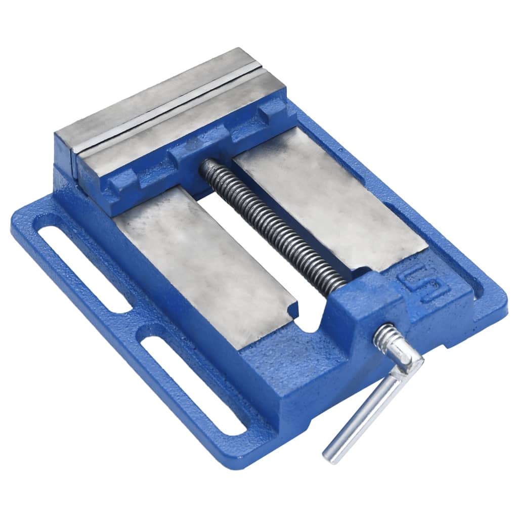 Vidaxx étau pour perceuse à colonne 121 mm fonte bleu