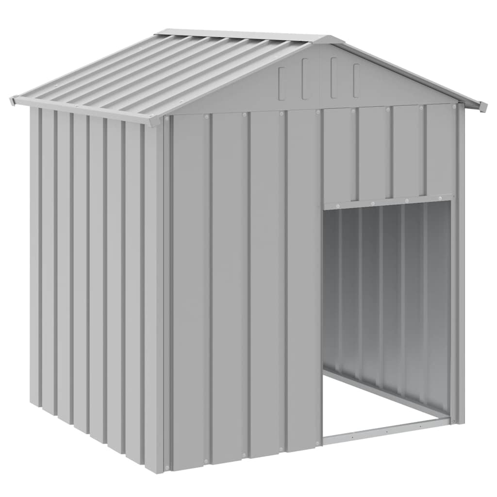 Vidaxxl niche avec toit 117x103x123 cm en acier galvanisé