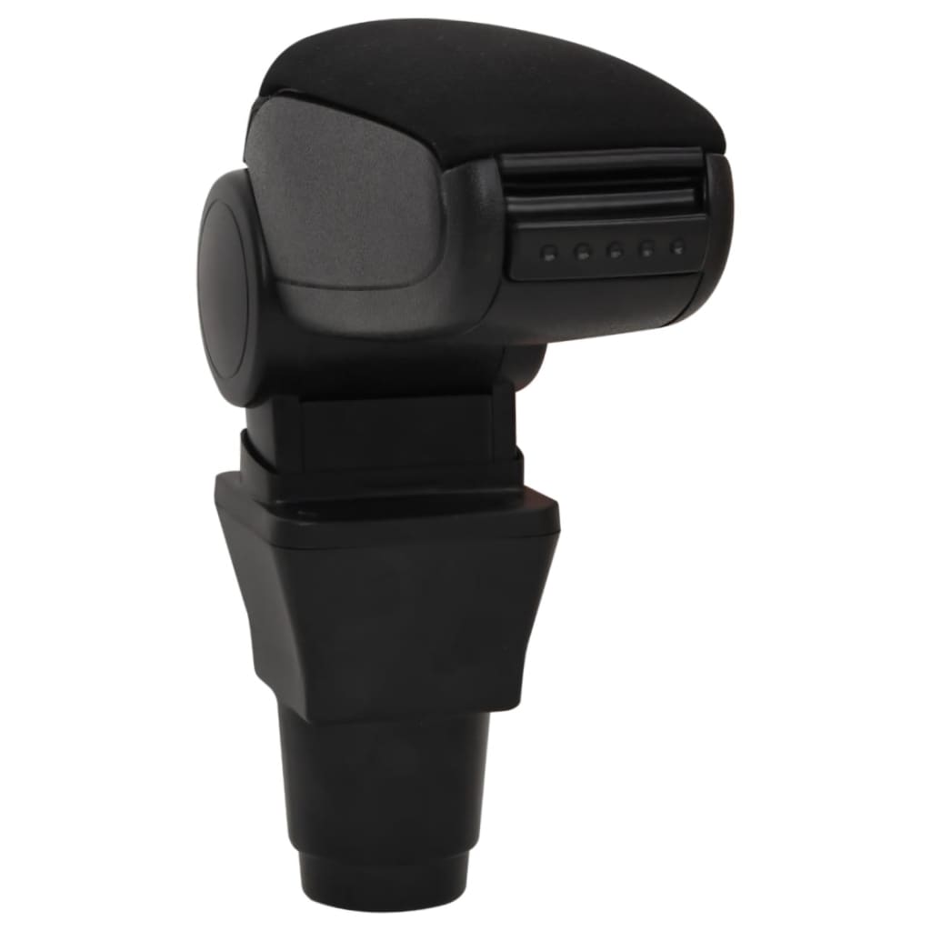 VidaXL Accoudoir 13x32,5x(24-51,5) cm noir