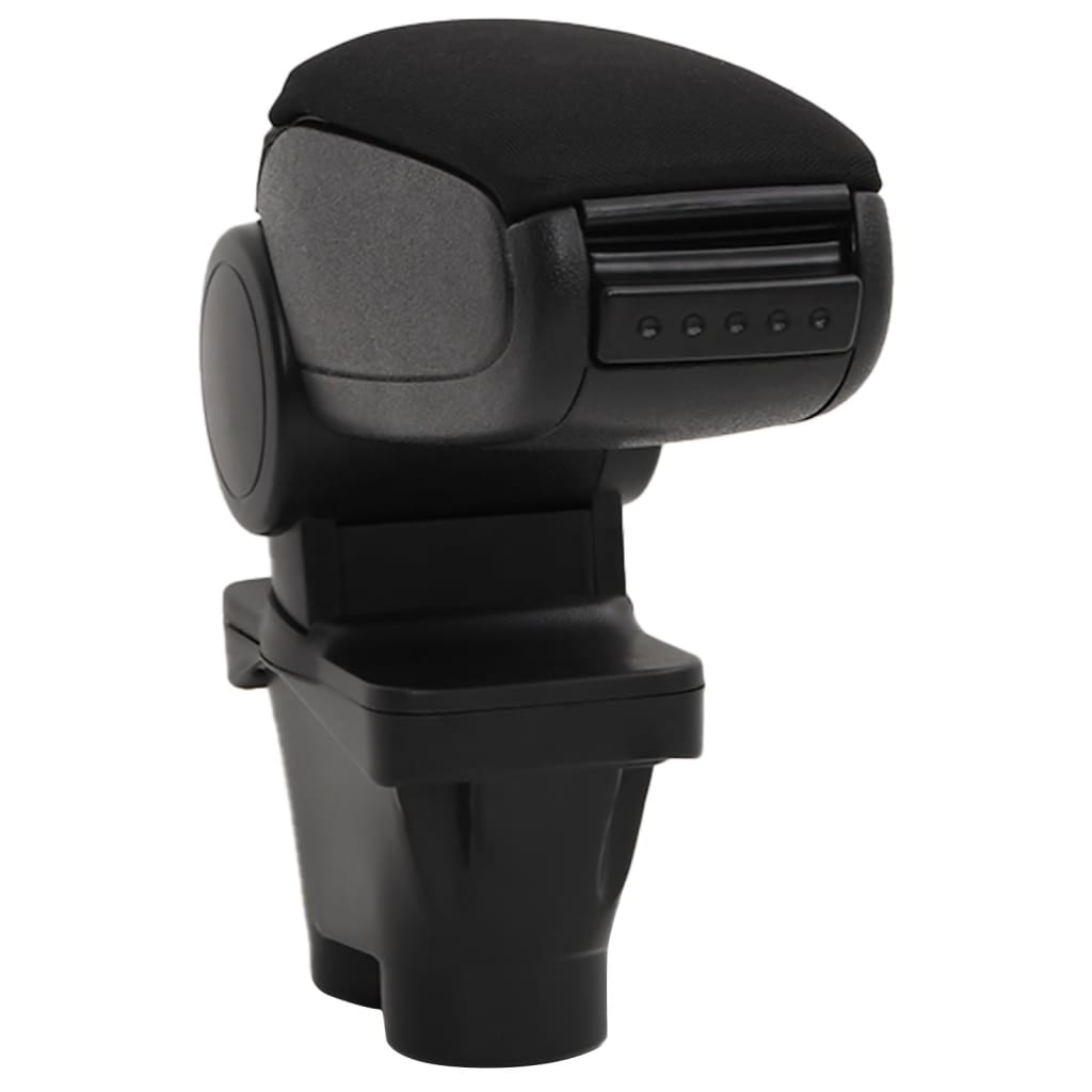 VidaXL Accoudoir 12x36x(31-46) cm noir
