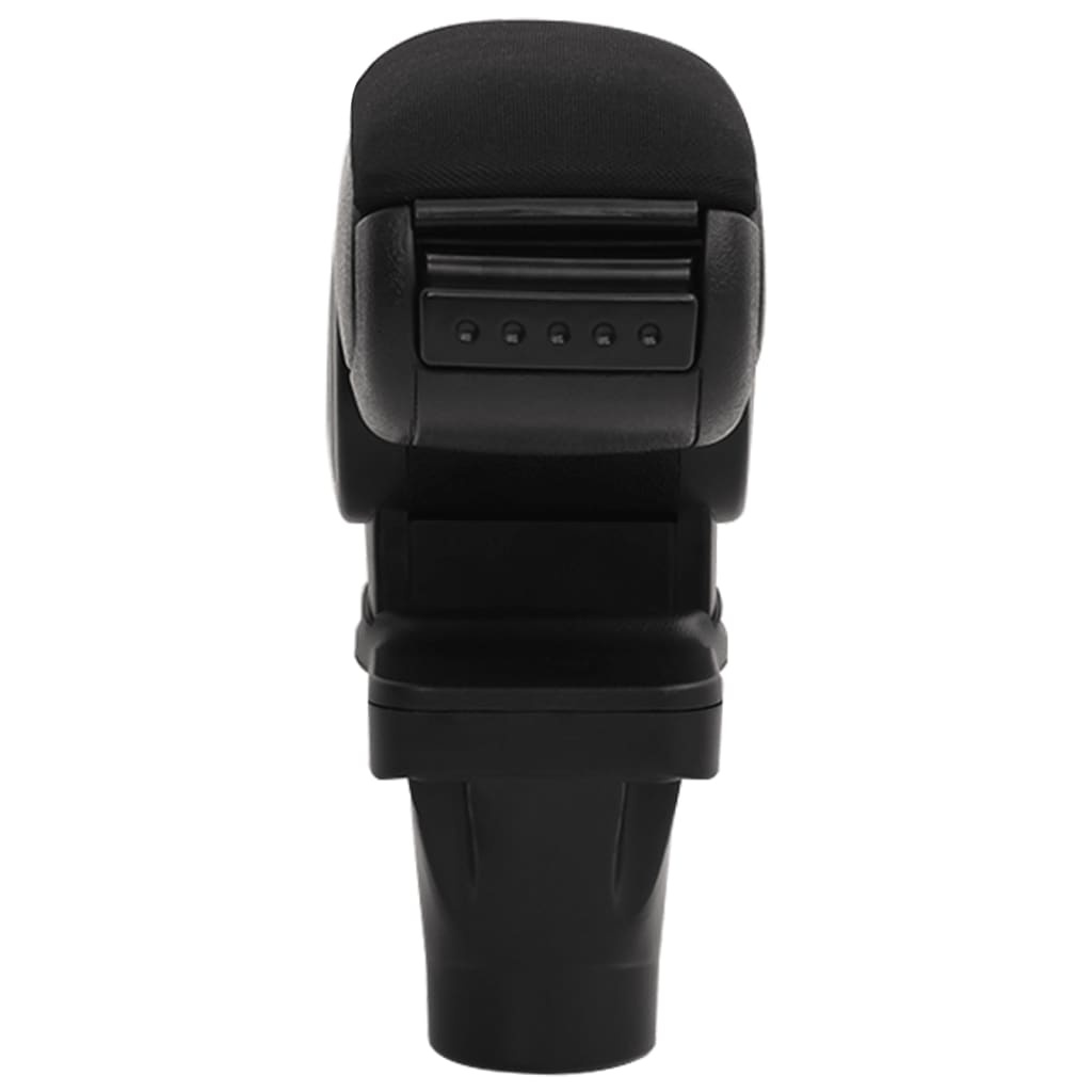 VidaXL Accoudoir 12x36x(31-46) cm noir