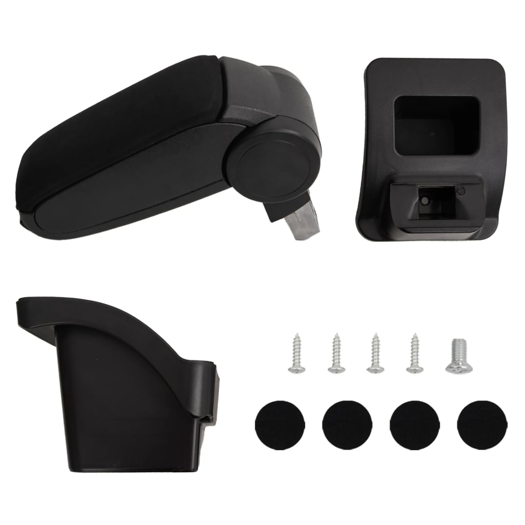 Vidaxx accoudoir 16x30x (40-50) cm abs noir