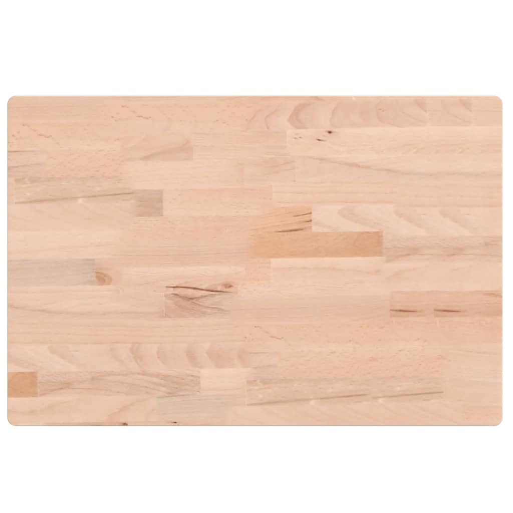 Vidaxx planche à découper 60x40x4 cm bois de hêtre massif