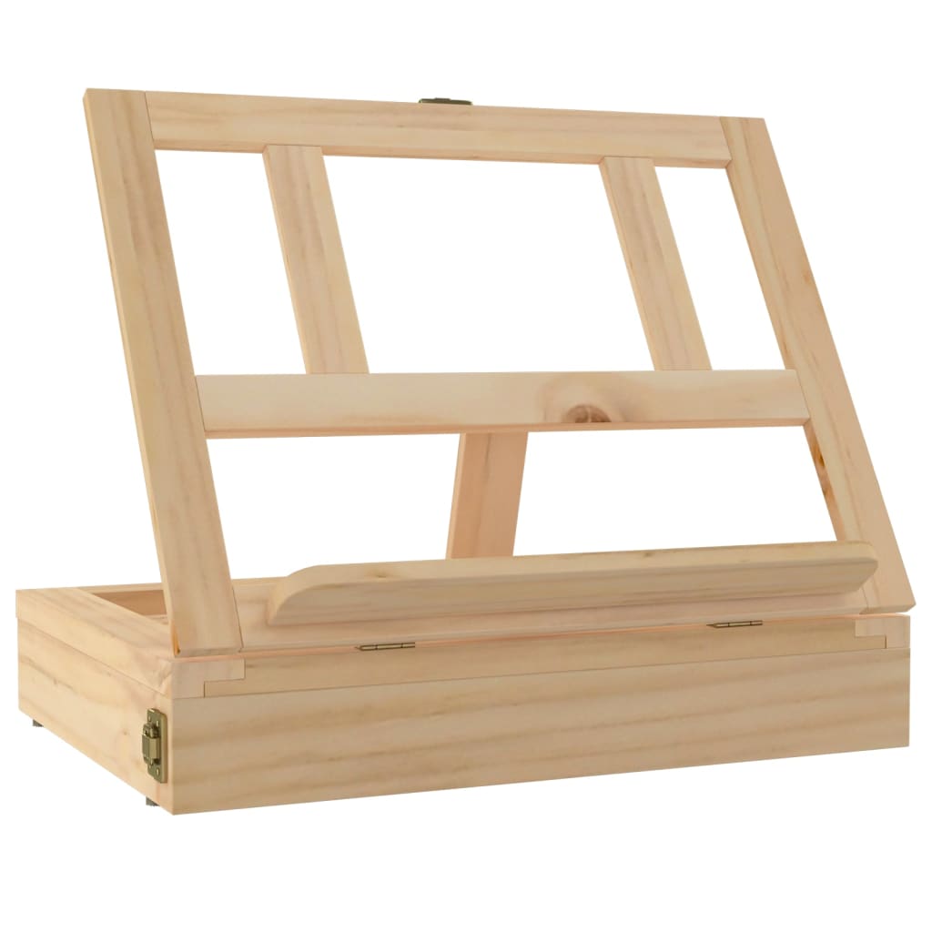 Vidaxxl chevalet de table avec tiroir 33,5x25,5x7 cm en bois de pin massif