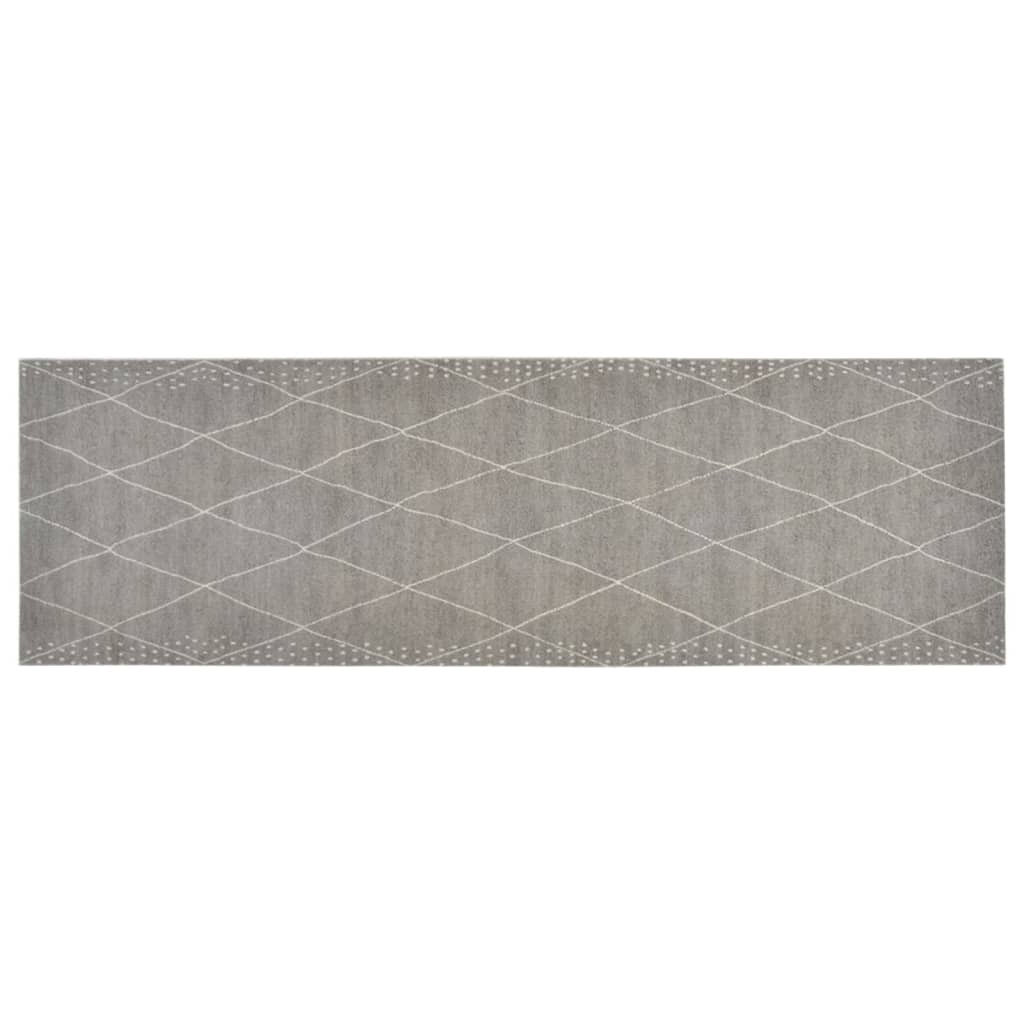 Vidaxx tapis de cuisine lavable à carreaux 60x180 cm velours