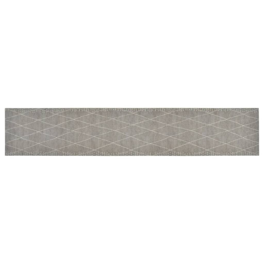 Vidaxx tapis de cuisine lavable à carreaux 60x300 cm velours