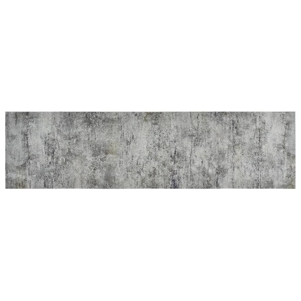 Vidaxx tapis de cuisine lavable imprimé béton 45x150 cm velours