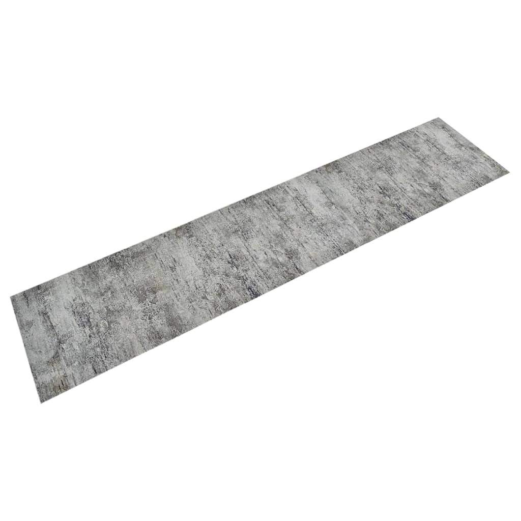 Vidaxx tapis de cuisine lavable imprimé béton 60x300 cm velours
