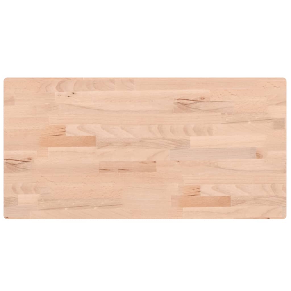 Plan vasque Vidaxx 80x40x2,5 cm en bois de hêtre massif