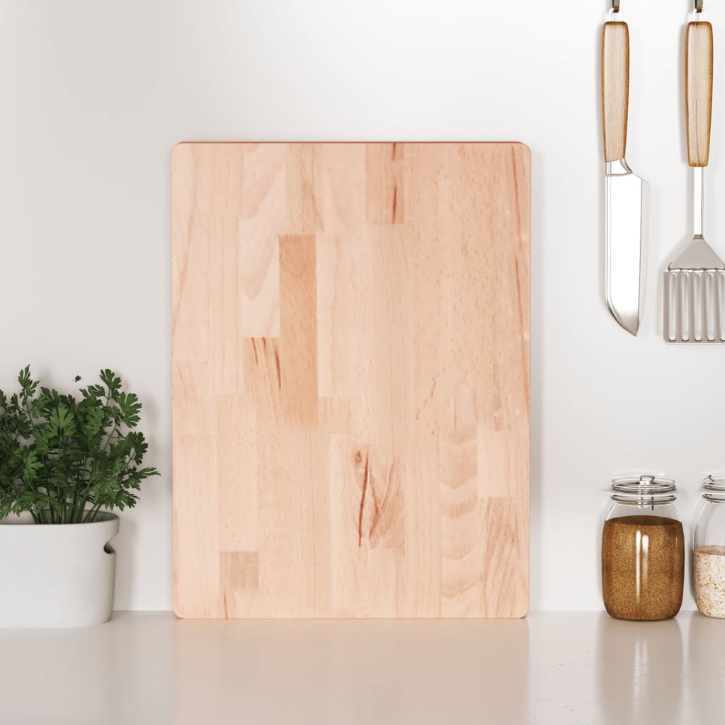 Vidaxx planche à découper 40x30x4 cm bois de hêtre massif