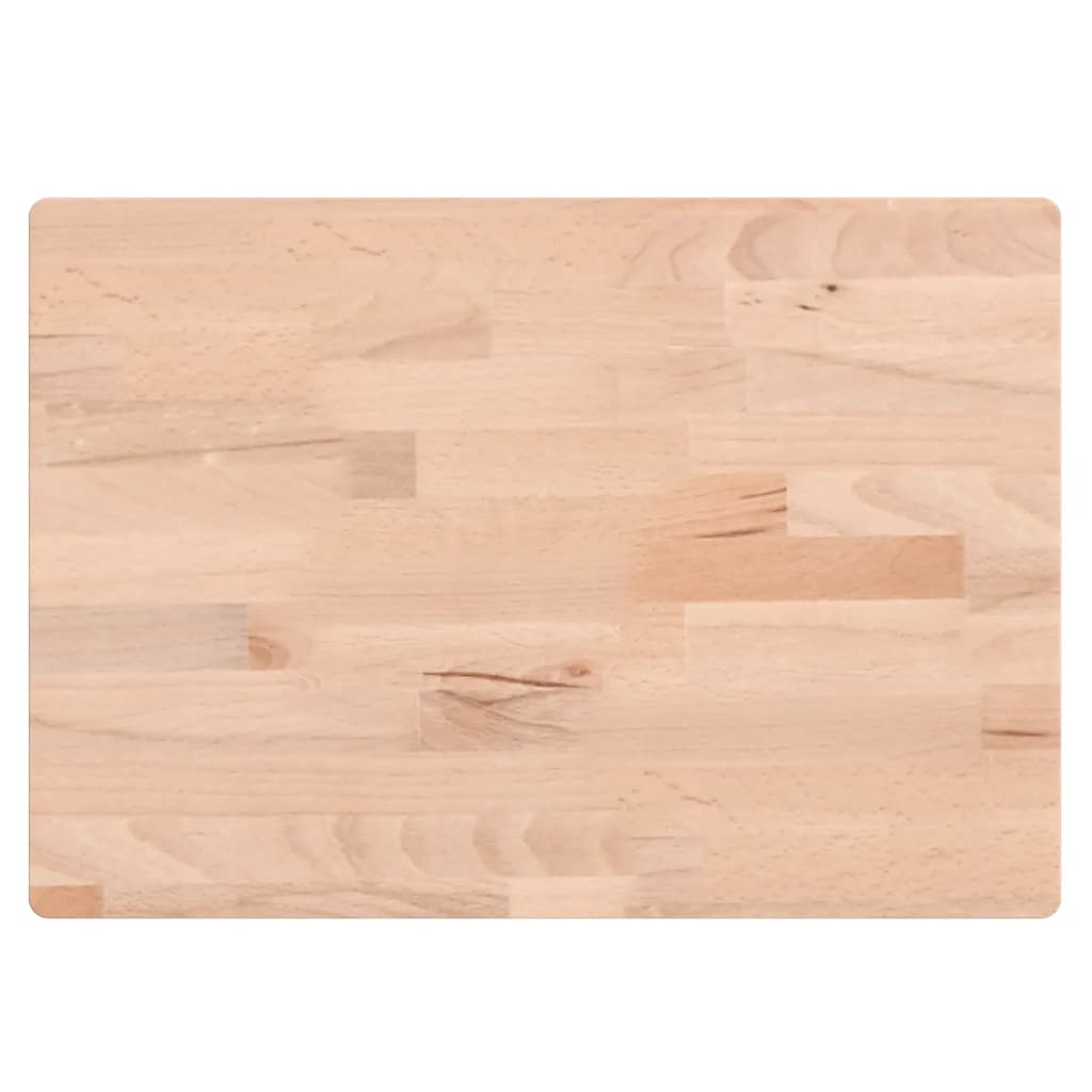 VidaXL Planche à découper 50x35x4 cm bois de hêtre massif