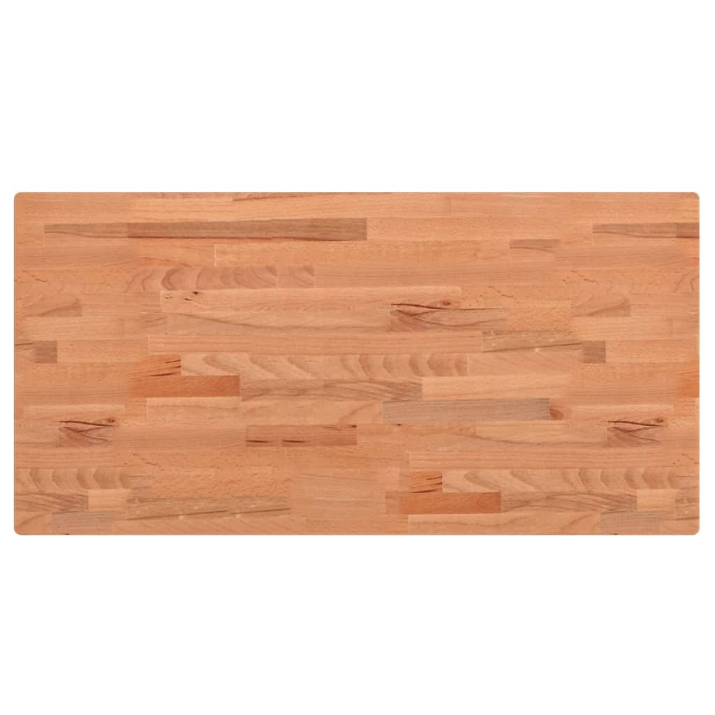 VidaXL Plan de lavabo 80x40x1,5 cm bois de hêtre massif