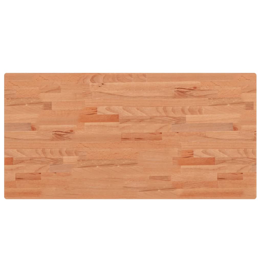 Plan vasque Vidaxx 100x50x2,5 cm en bois de hêtre massif