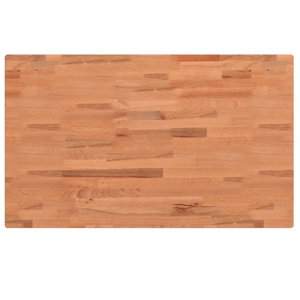 Vidaxx plan de lavabo 100x60x4 cm en bois de hêtre massif