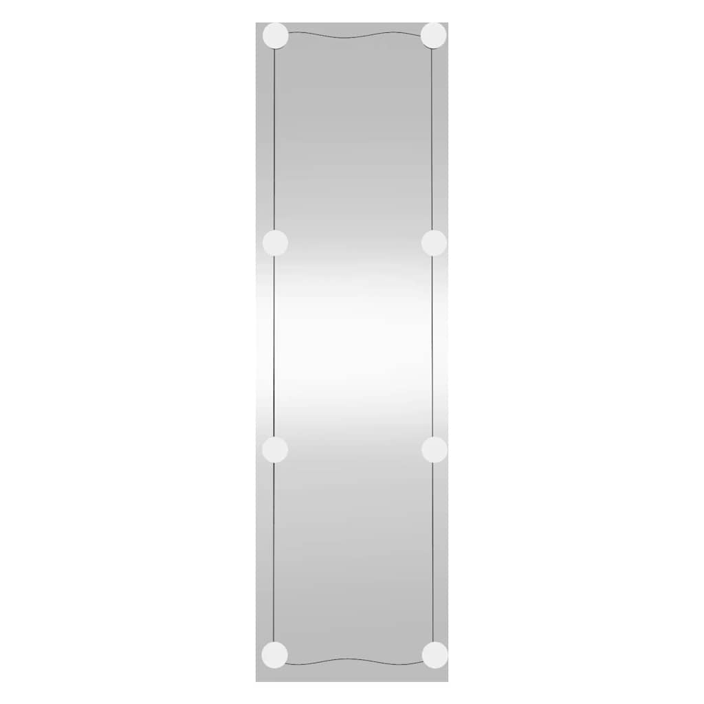 VidaXL Miroir mural avec LED rectangulaire 30x100 cm verre