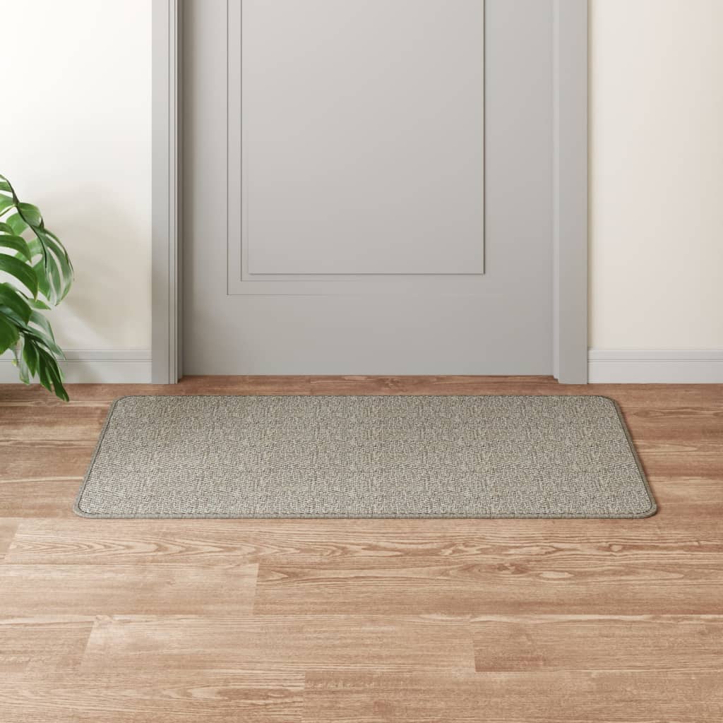 Vidaxx tapis de passage 50x100 cm aspect sisal taupe
