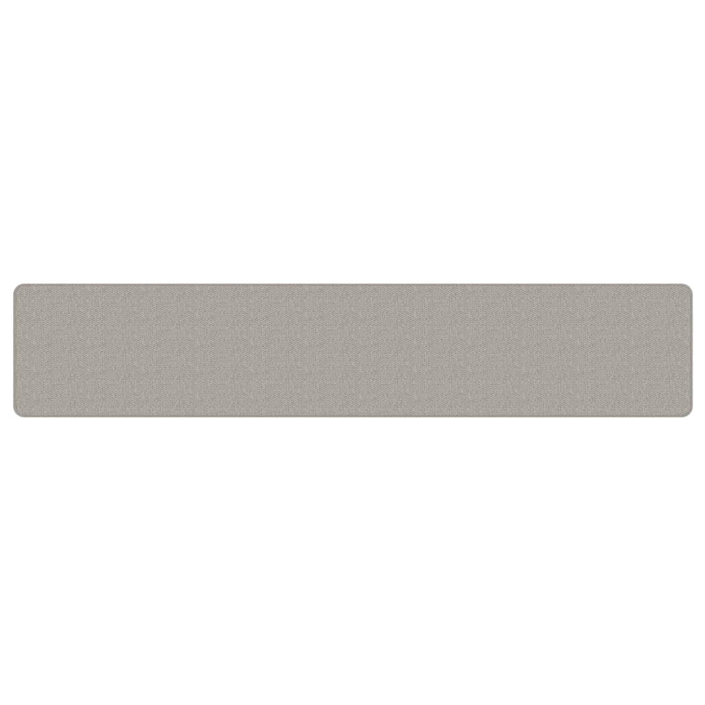 Vidaxx tapis de passage 50x250 cm aspect sisal taupe