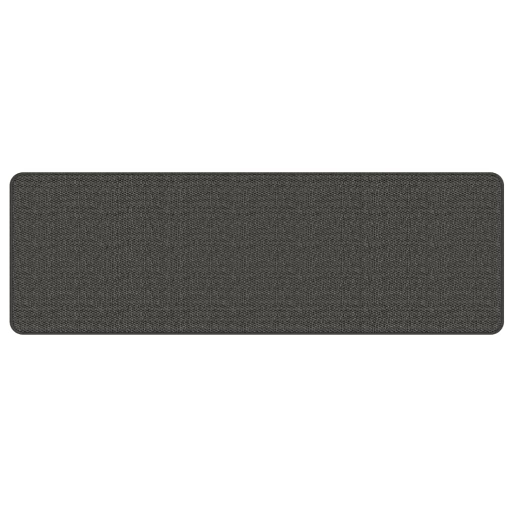 Vidaxx tapis de passage 50x150 cm aspect sisal anthracite