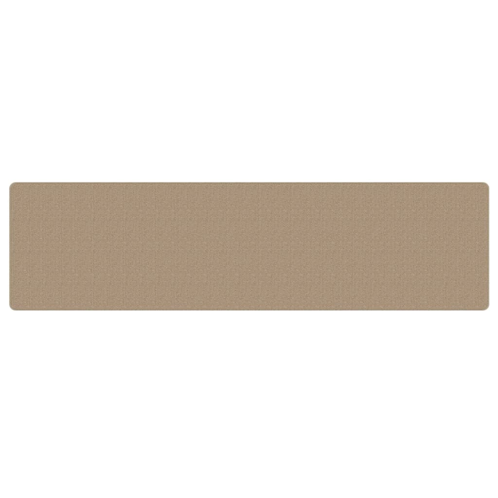 Vidaxx tapis de passage 80x300 cm aspect sisal couleur sable
