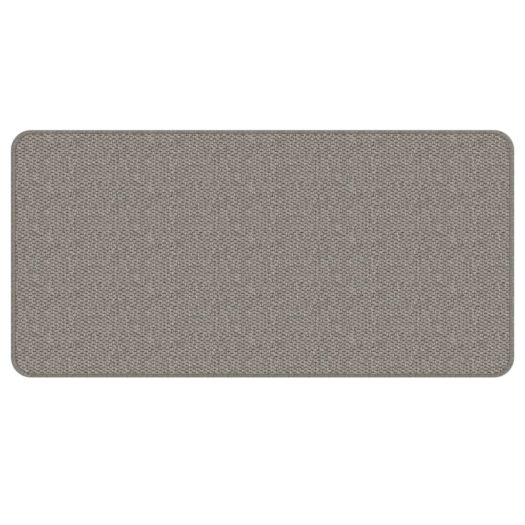 Vidaxx tapis de passage 50x100 cm aspect sisal argenté