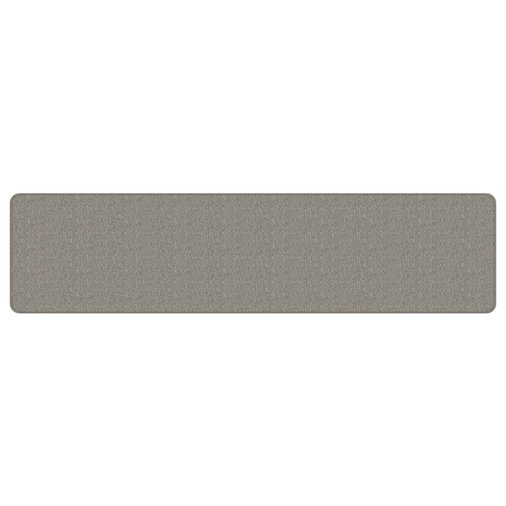 Vidaxx tapis de passage 50x200 cm aspect sisal argenté