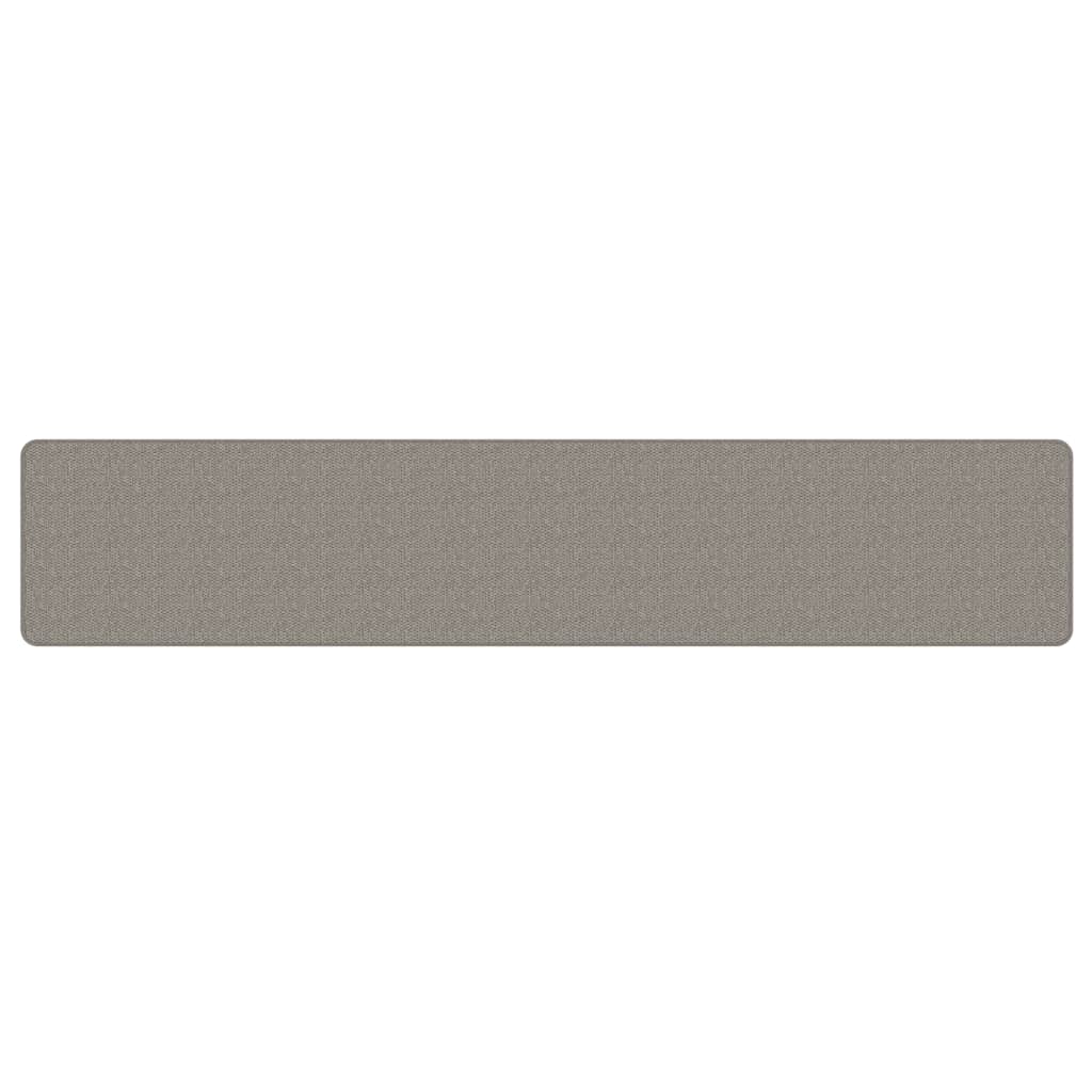 Vidaxx tapis de passage 50x250 cm aspect sisal argenté