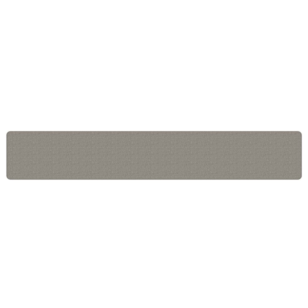 VidaXL Tapis de passage 50x300 cm aspect sisal couleur argent